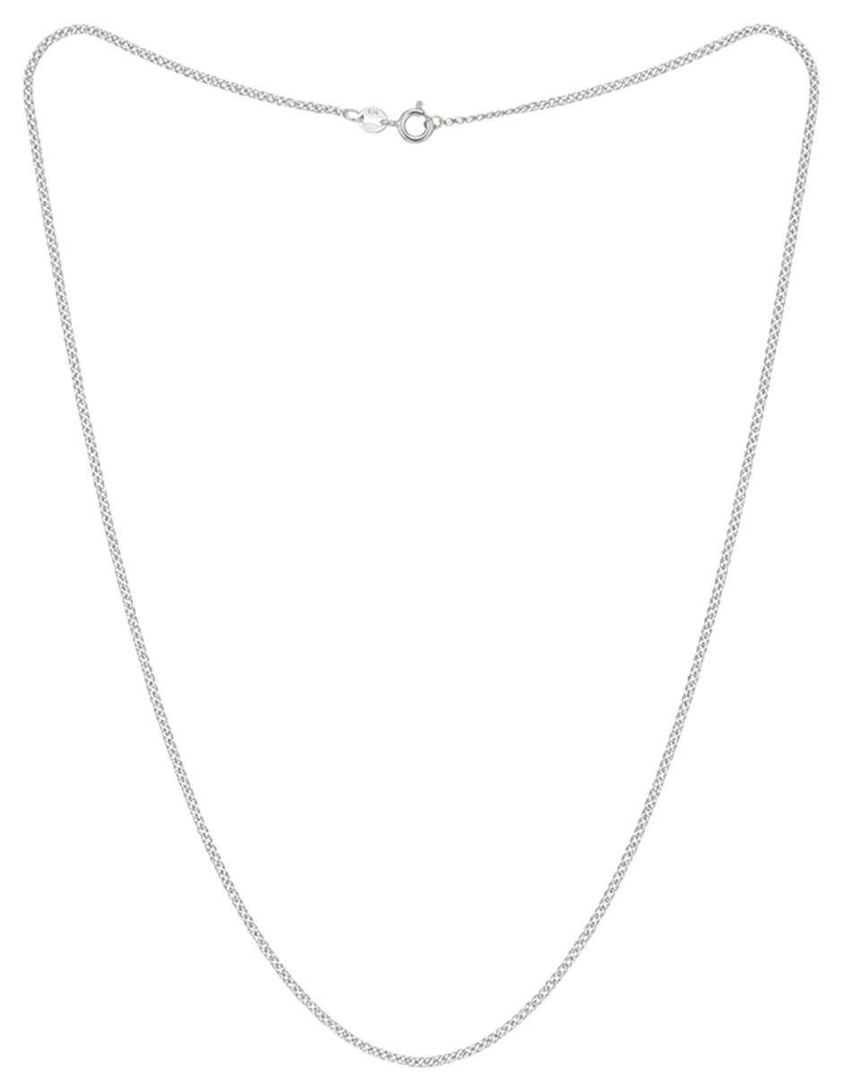 Cadena de cadena de plata Cadena de cadena de plata