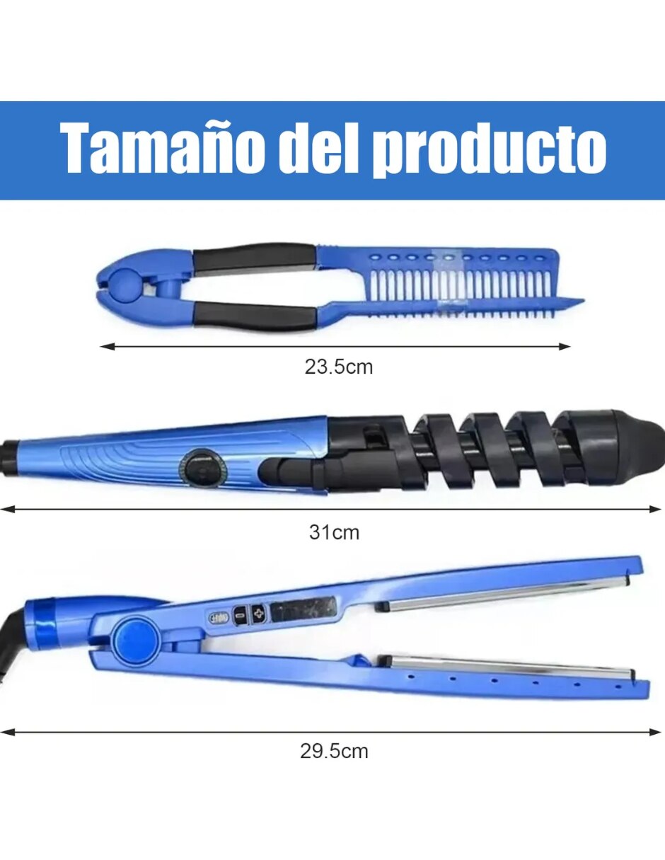 Set alaciadora placas de cerámica 5