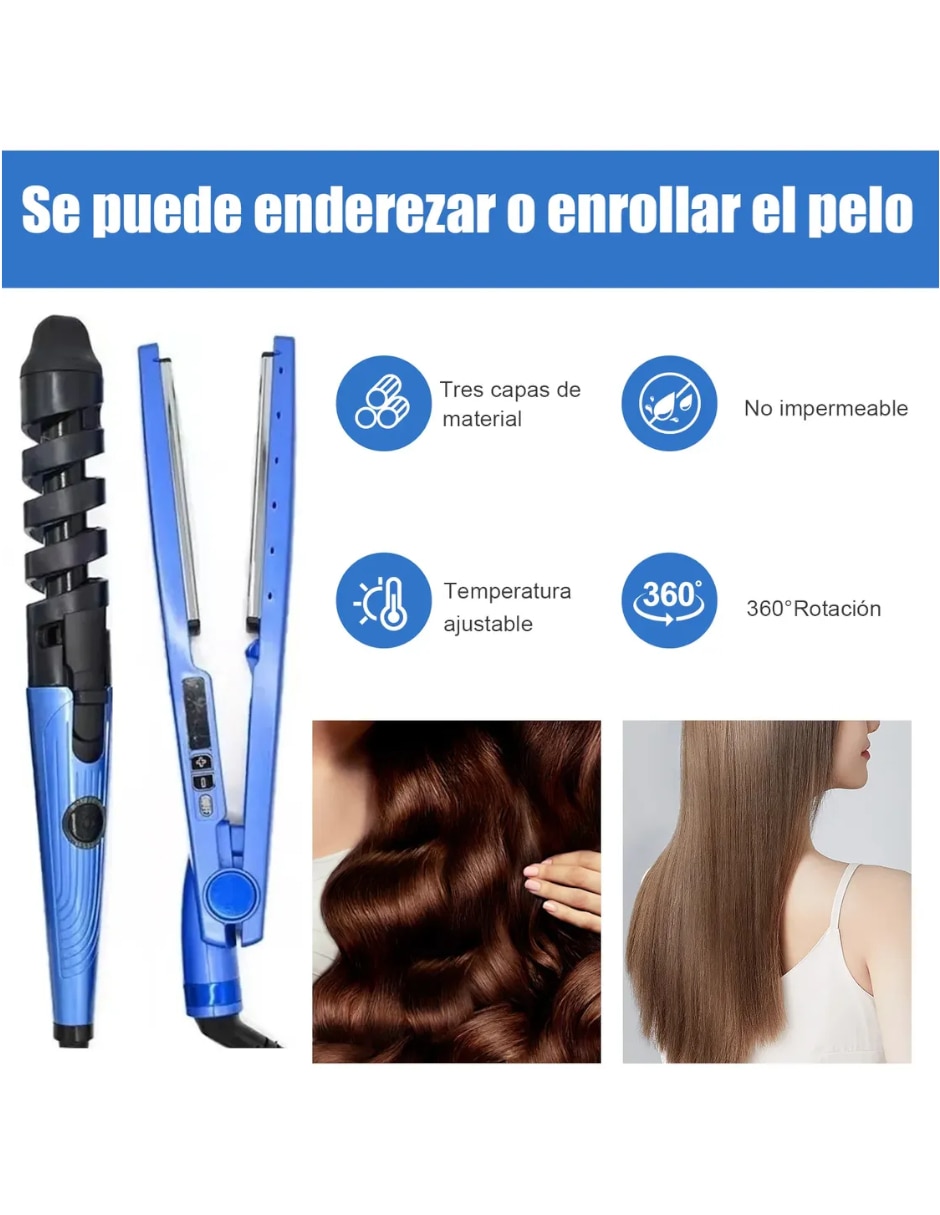 Set alaciadora placas de cerámica