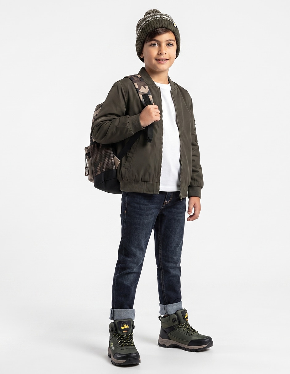 Bota de piel para niño 9