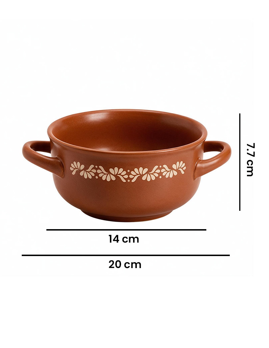 Vajilla flor de cerámica para 4 personas