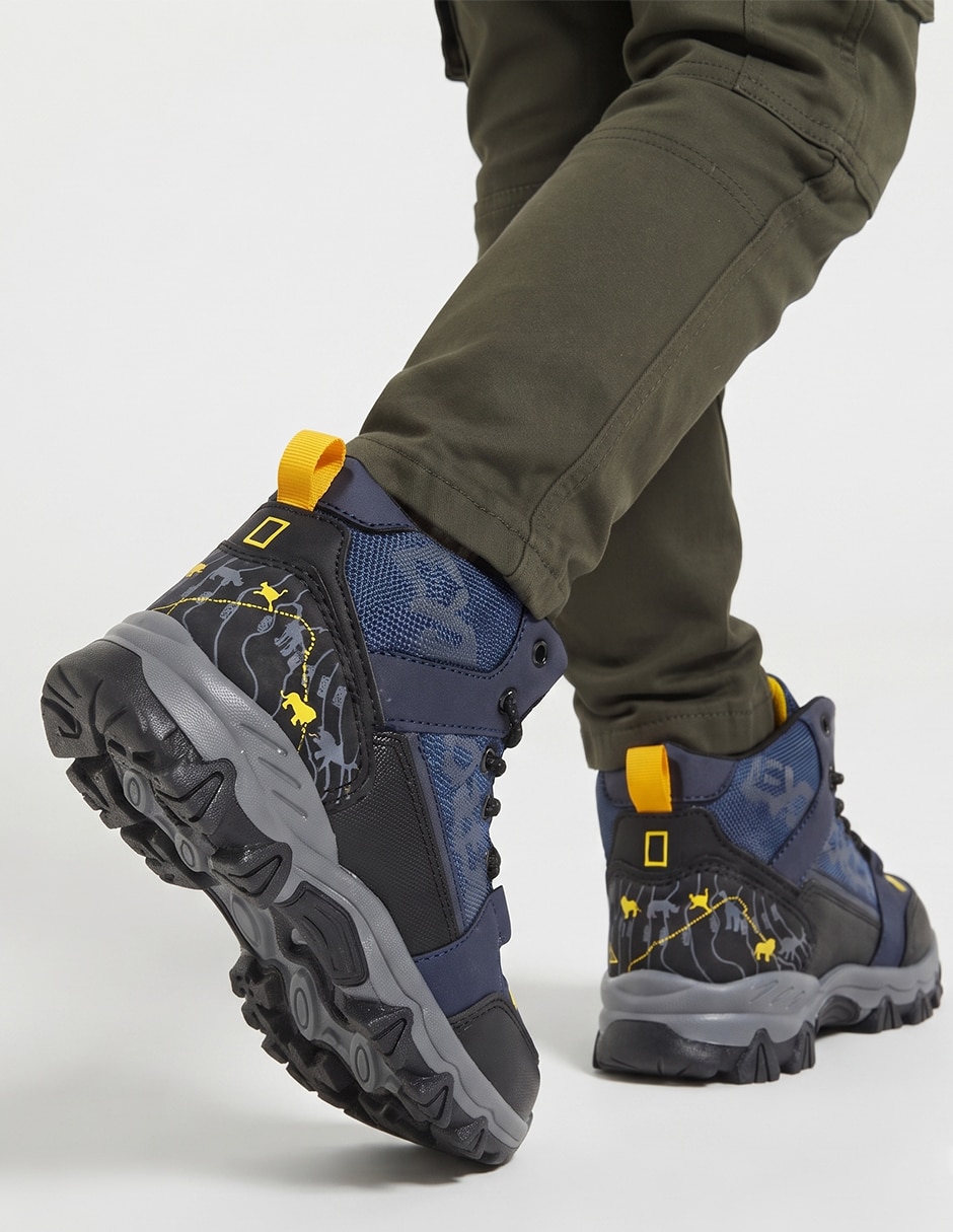 Bota de piel bota senderismo national geographic para niño 2