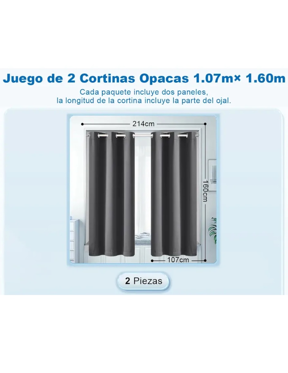 Cortina doble black out 5