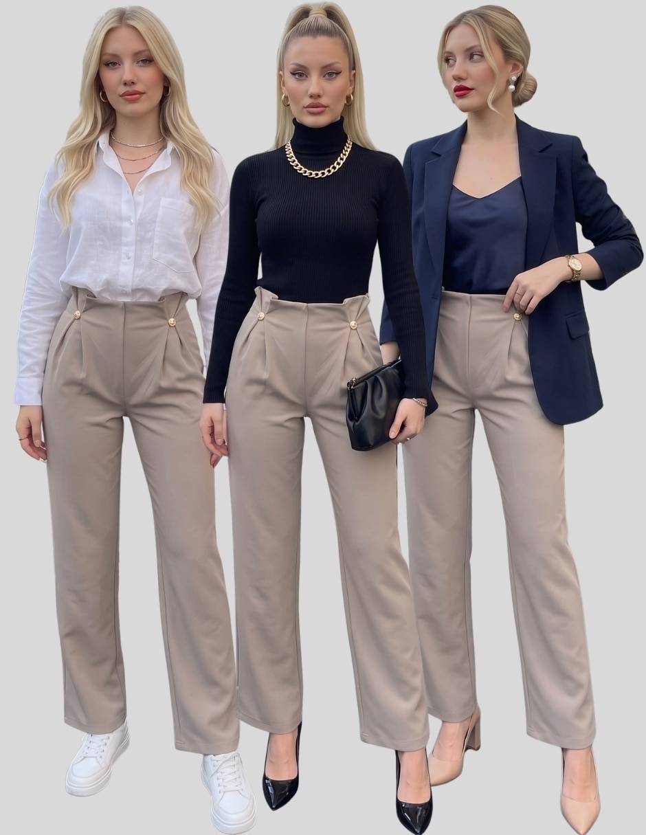 Pantalón recto para mujer 3