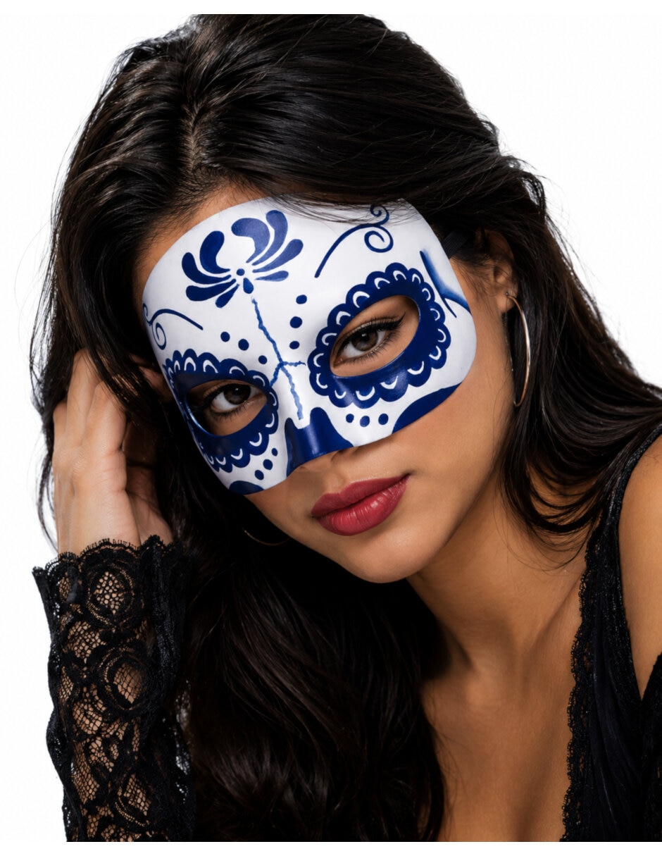 Antifaz para disfraz de Catrina 2
