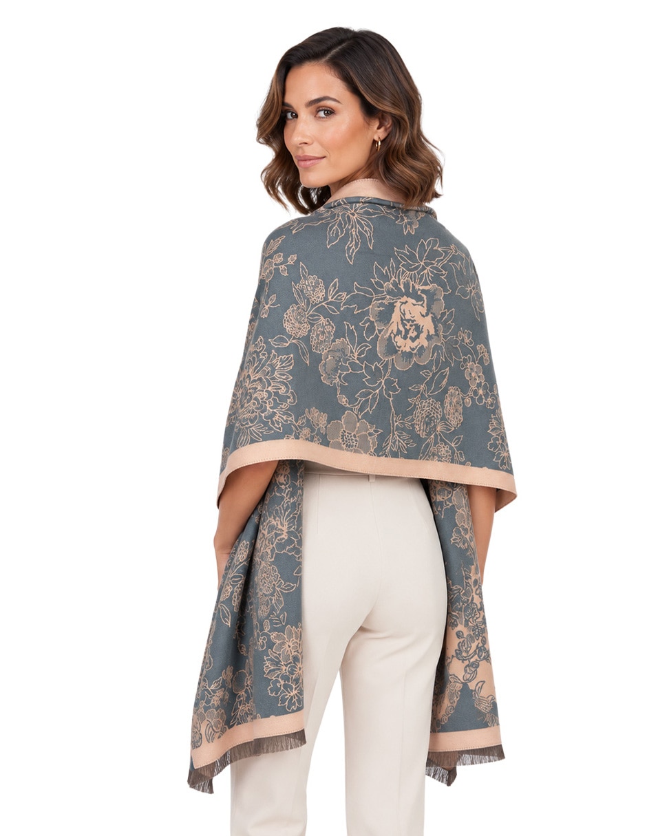 Chal estampado floral 5