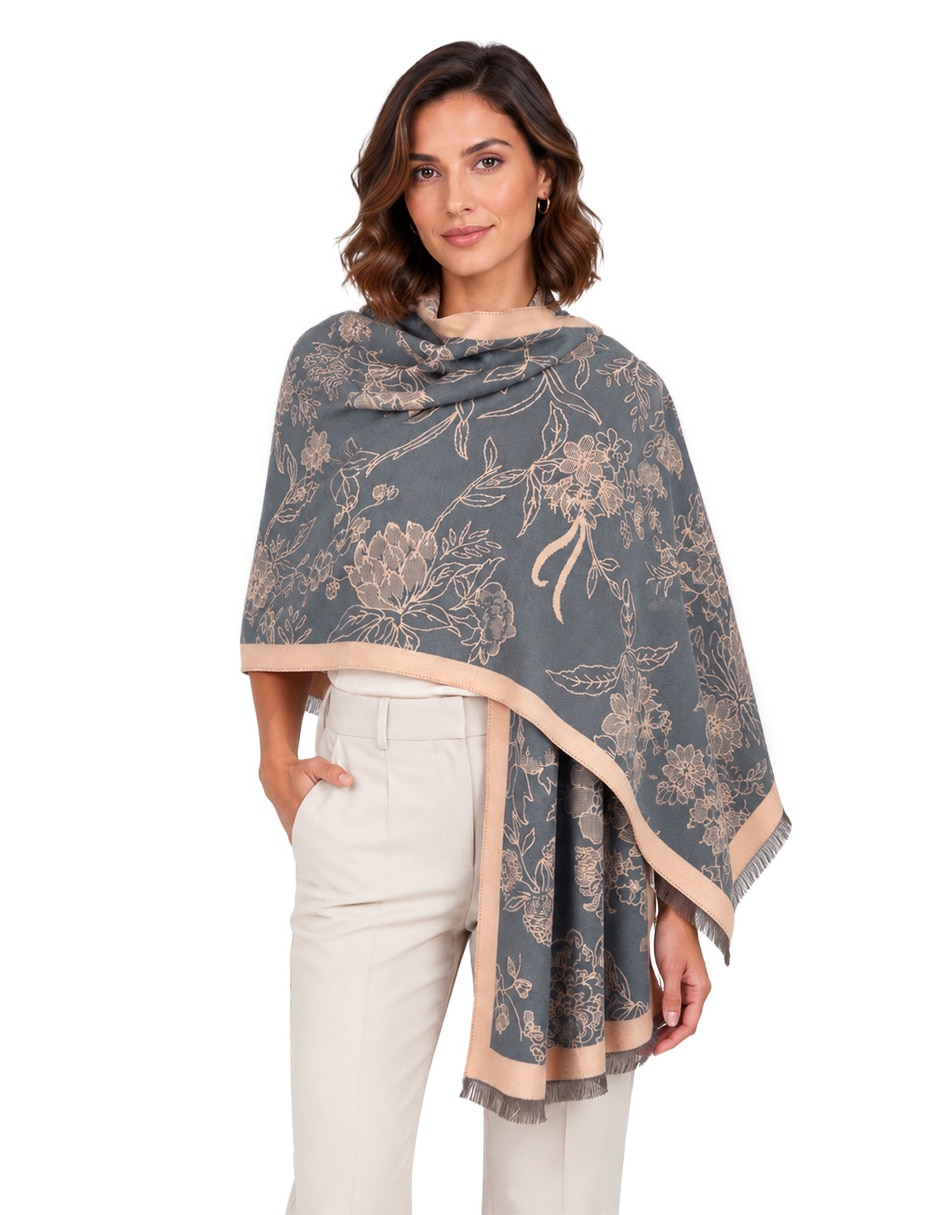 Chal estampado floral 4