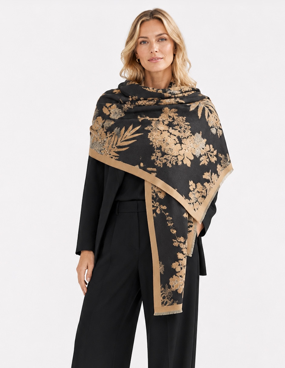 Chal estampado floral 6