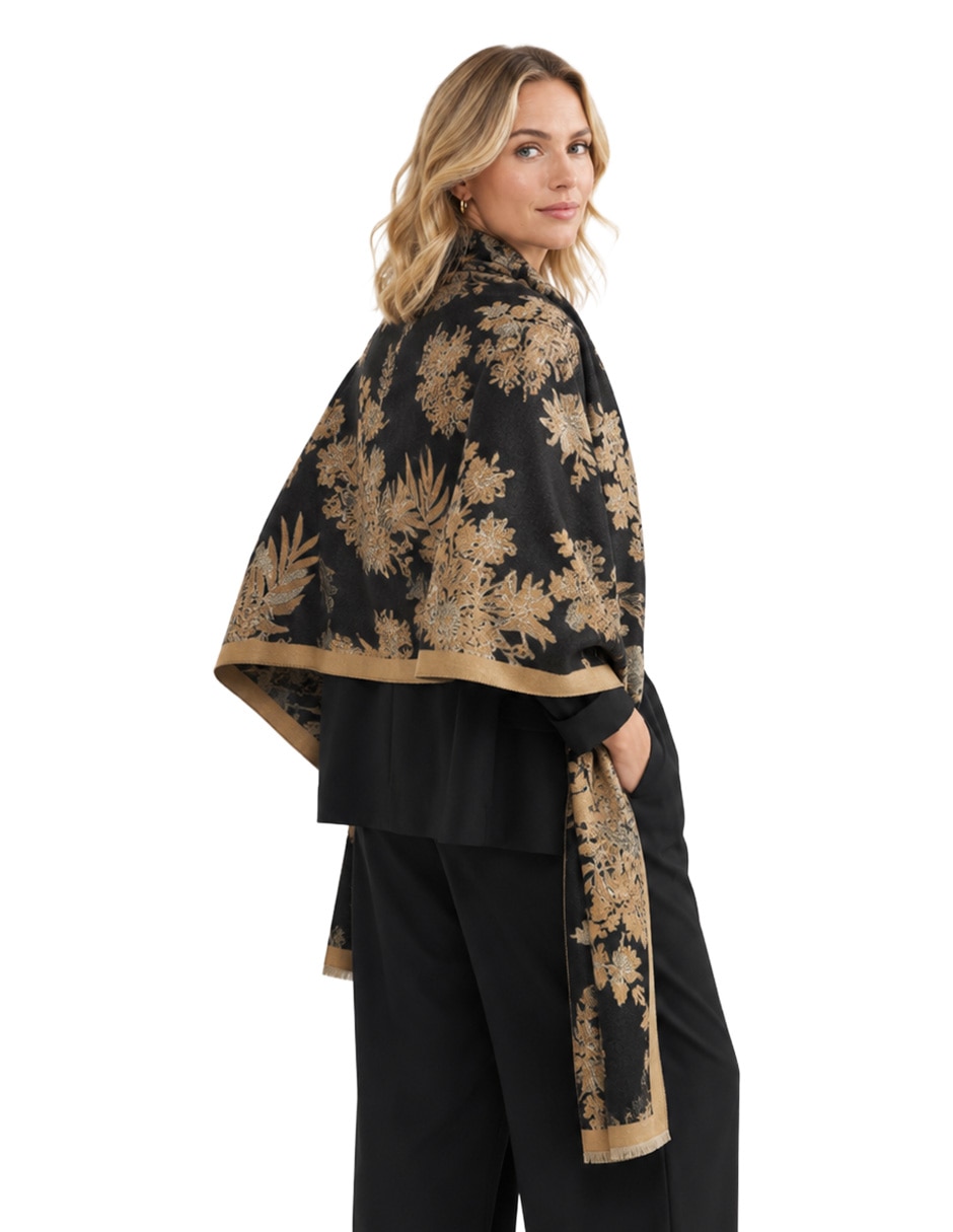 Chal estampado floral 4