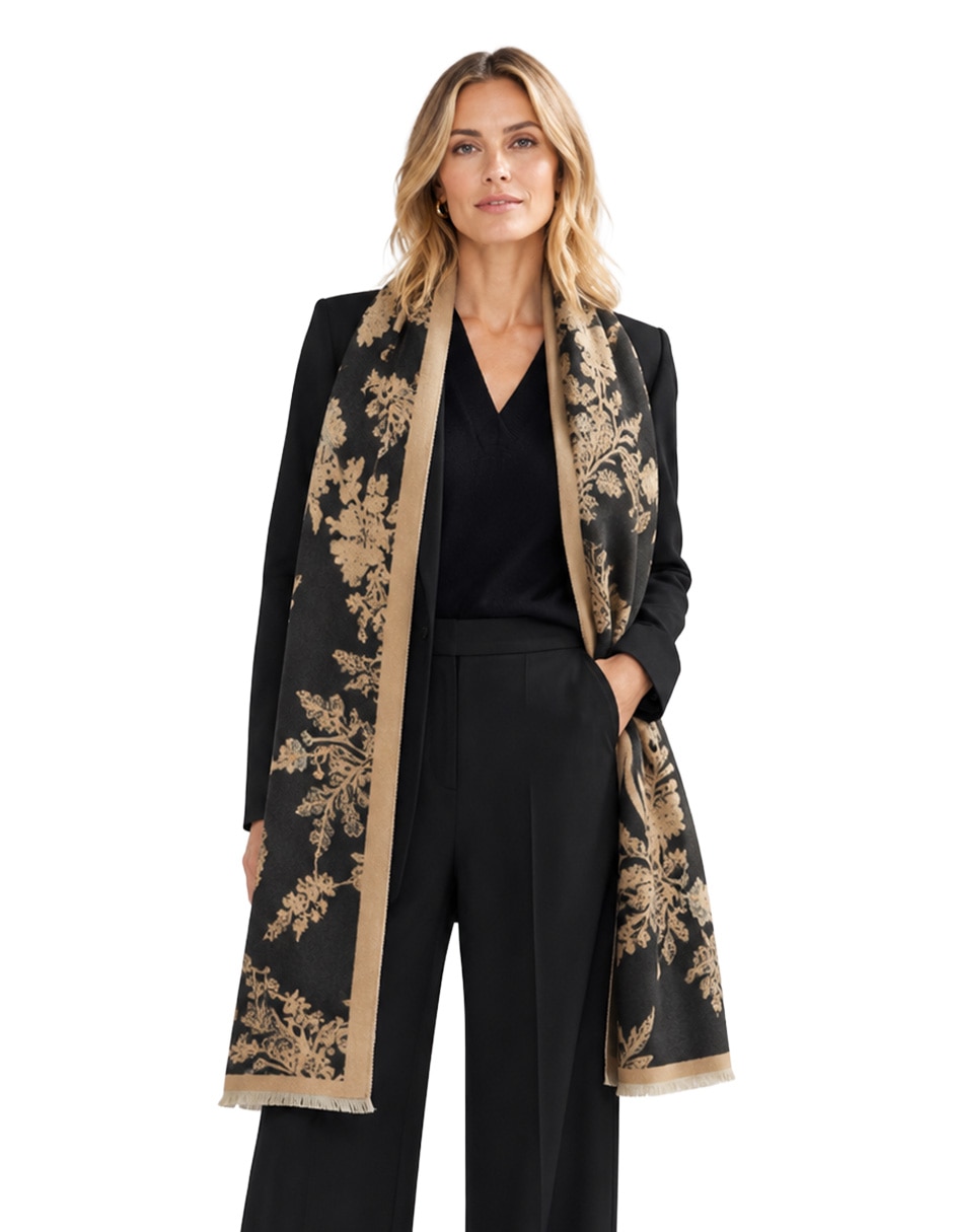 Chal estampado floral 2