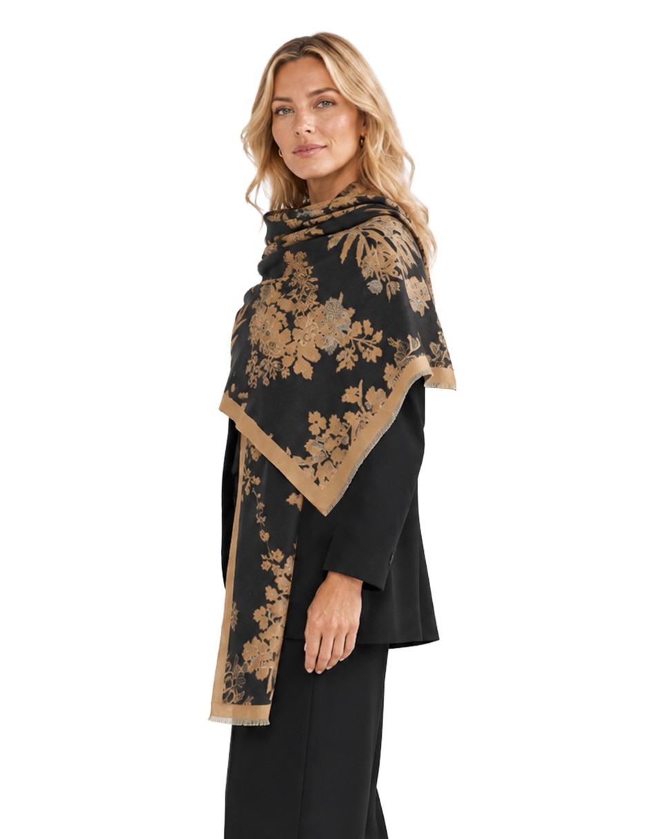 Chal estampado floral 7