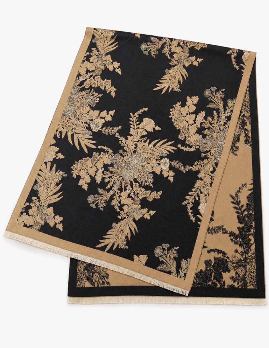 Chal estampado floral 3