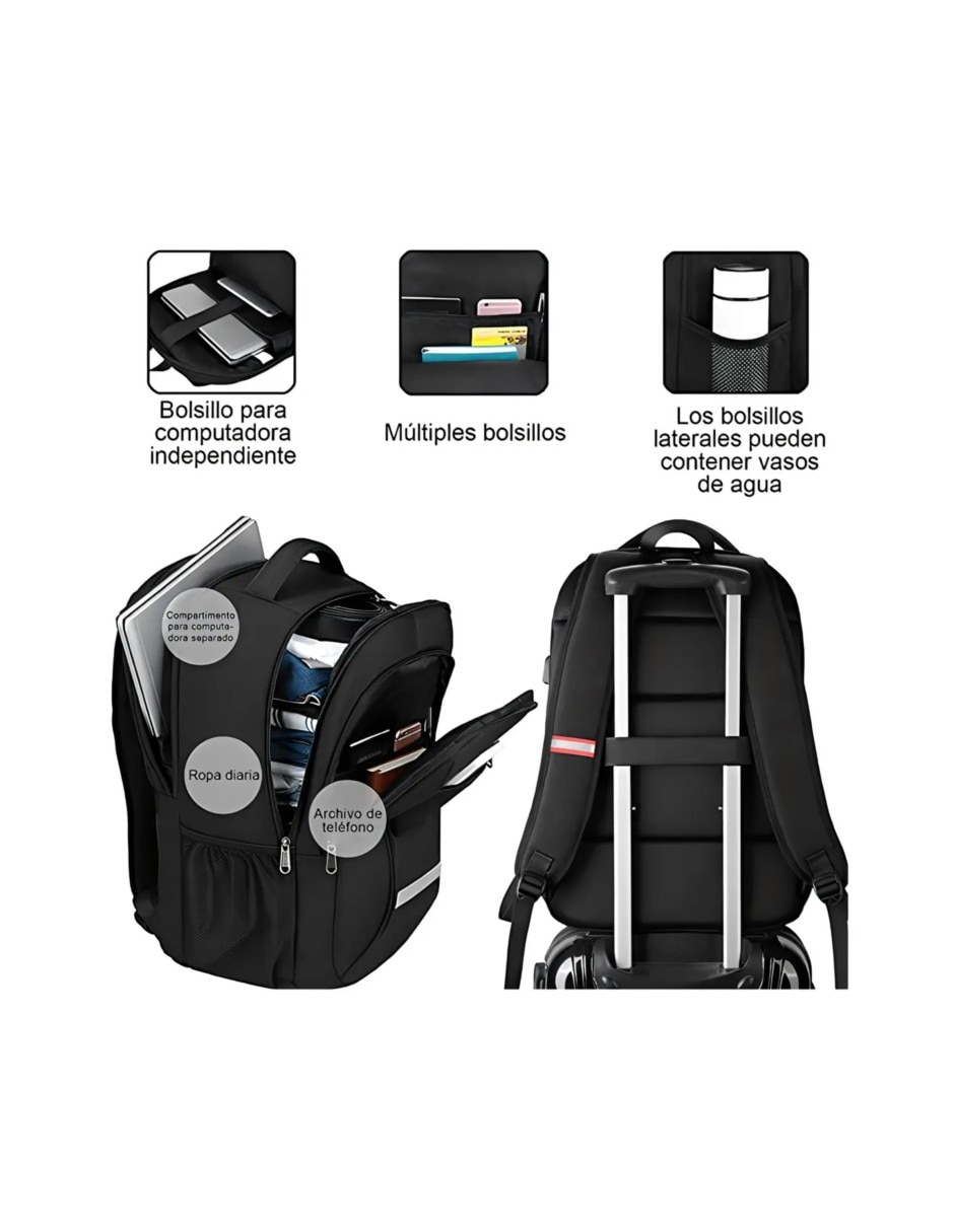Mochila escolar Golisopod impermeable unisex 3