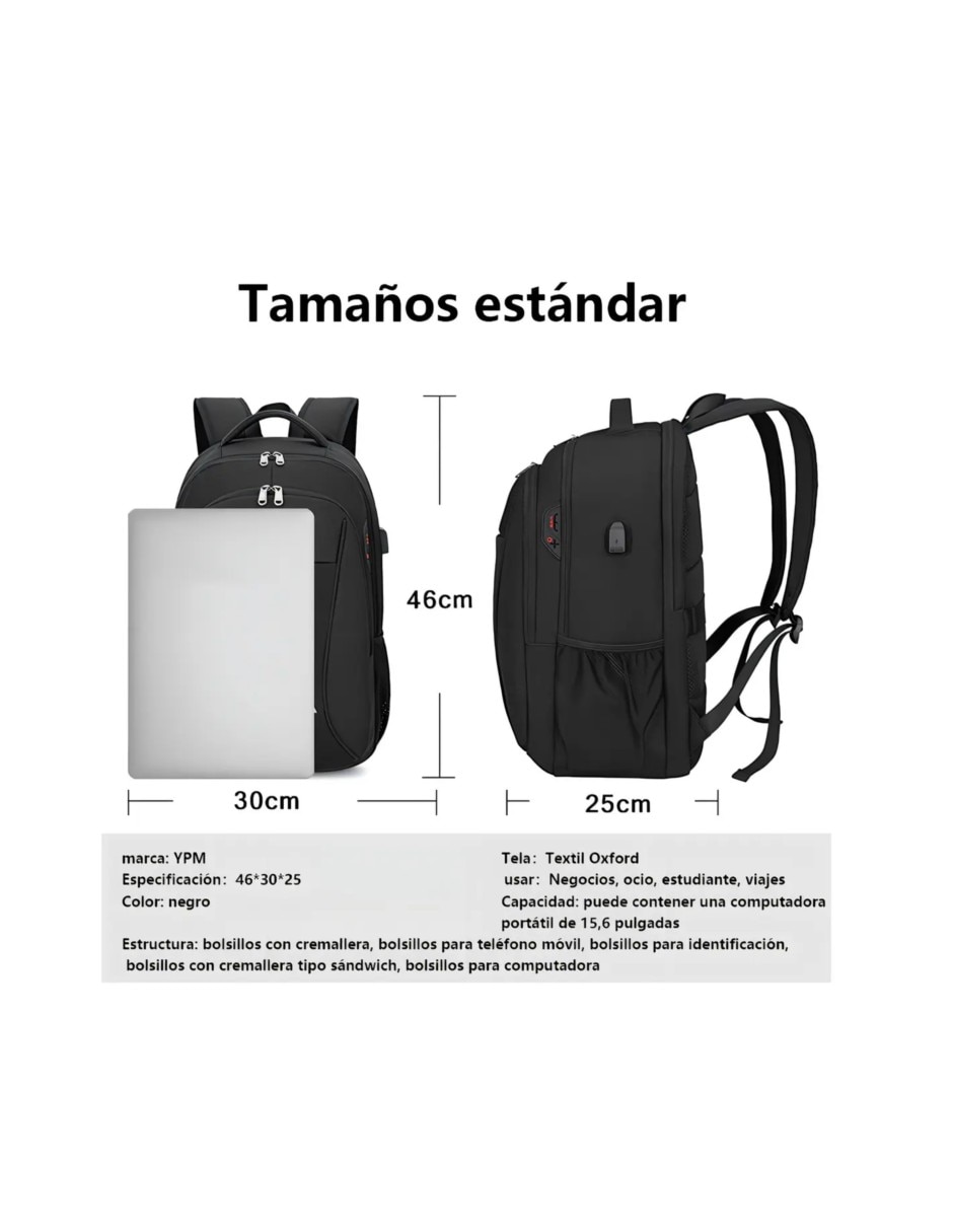 Mochila escolar Golisopod impermeable unisex 4