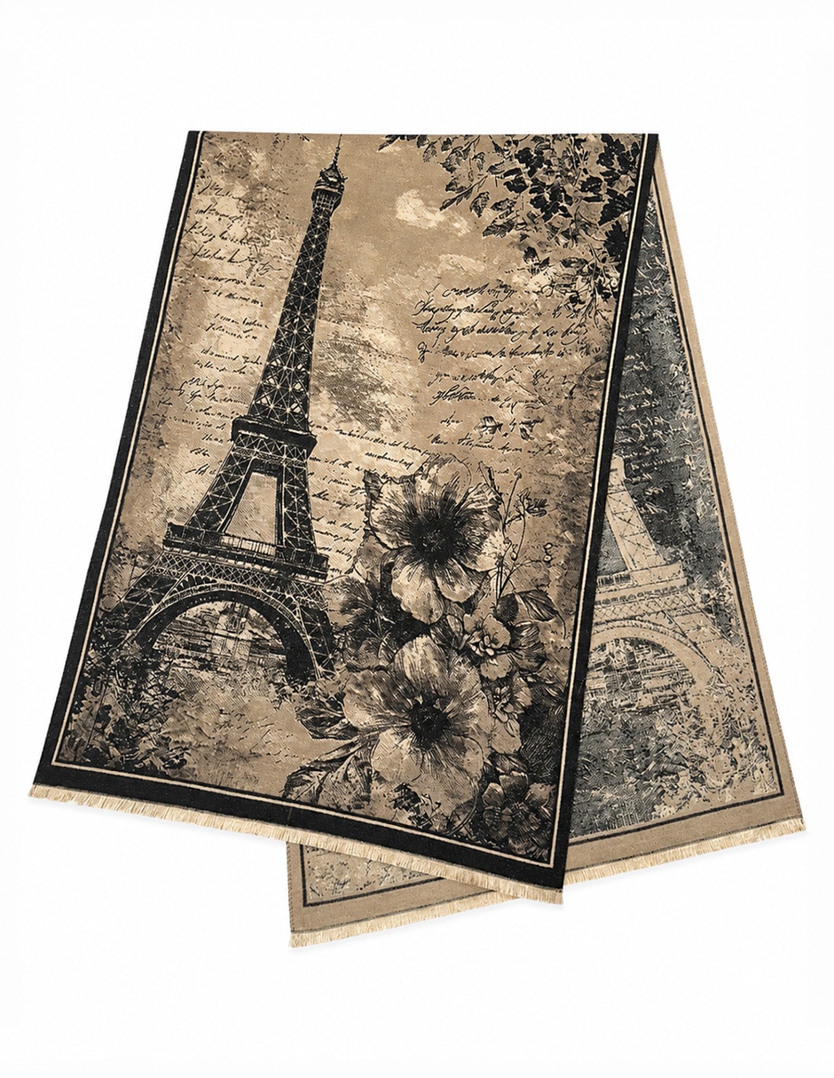Chal estampado floral