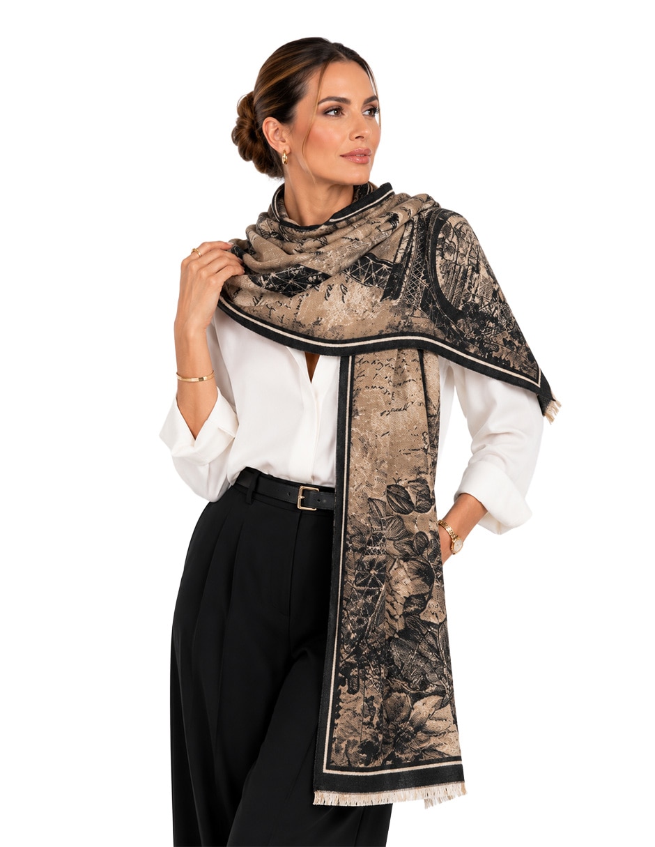 Chal estampado floral 5
