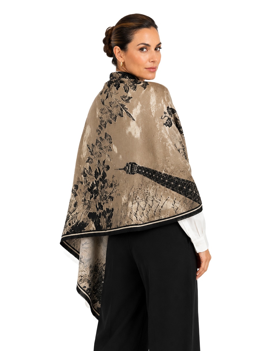 Chal estampado floral 2