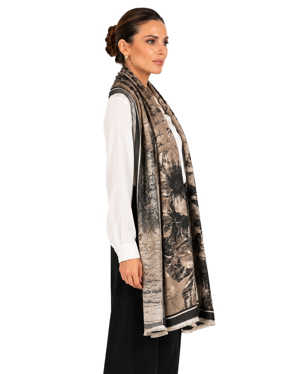 Chal estampado floral 6