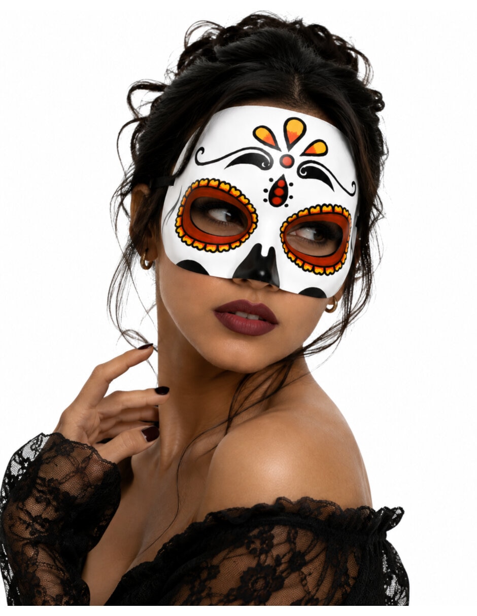 Antifaz para disfraz de Catrina 2