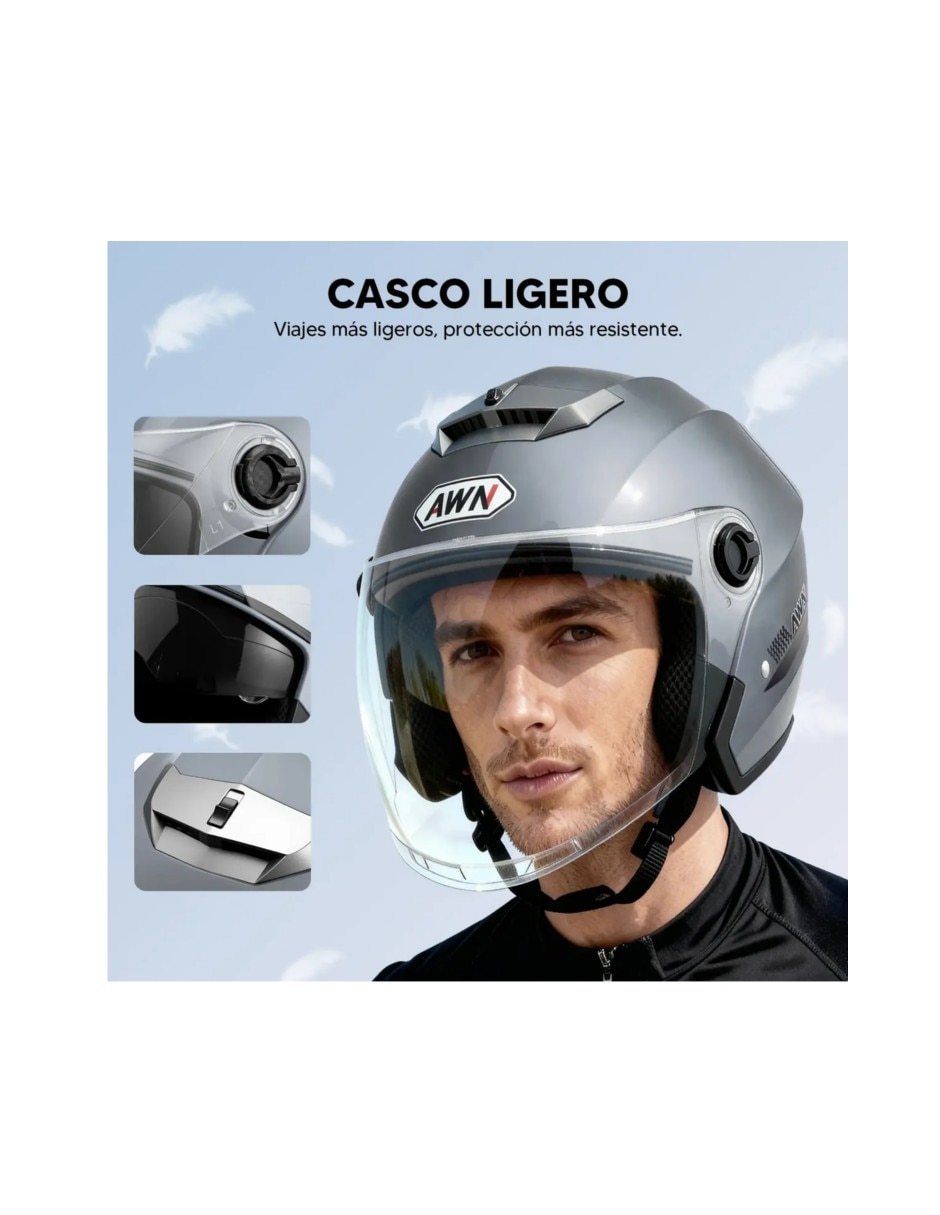 Casco cerrado para motocicleta deportiva unisex 2