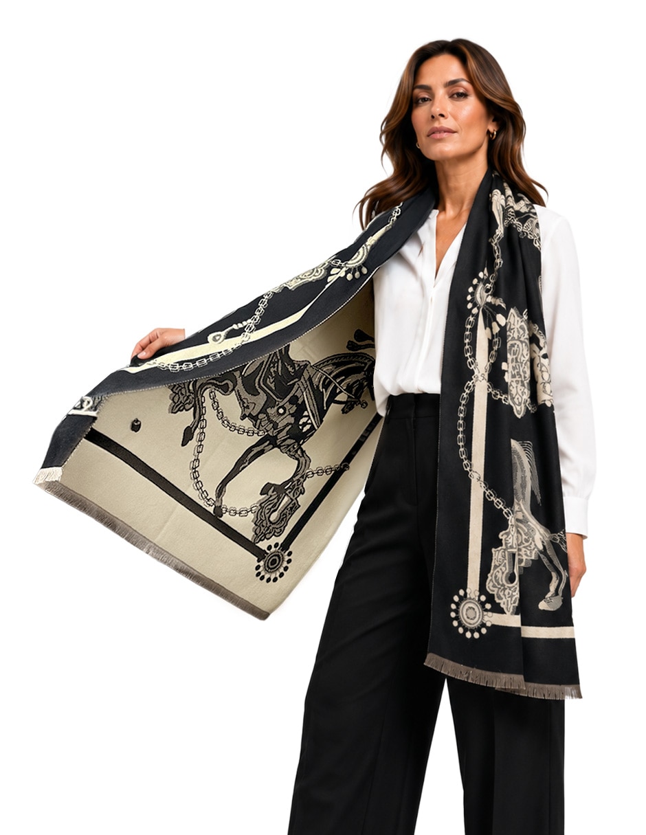 Chal estampado macroprint 7
