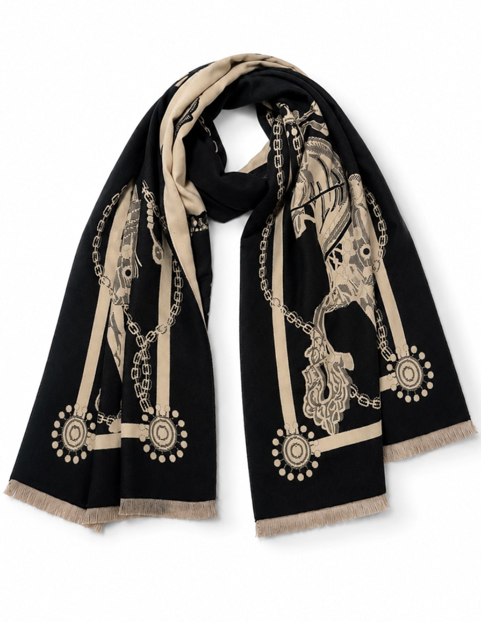 Chal estampado macroprint 3