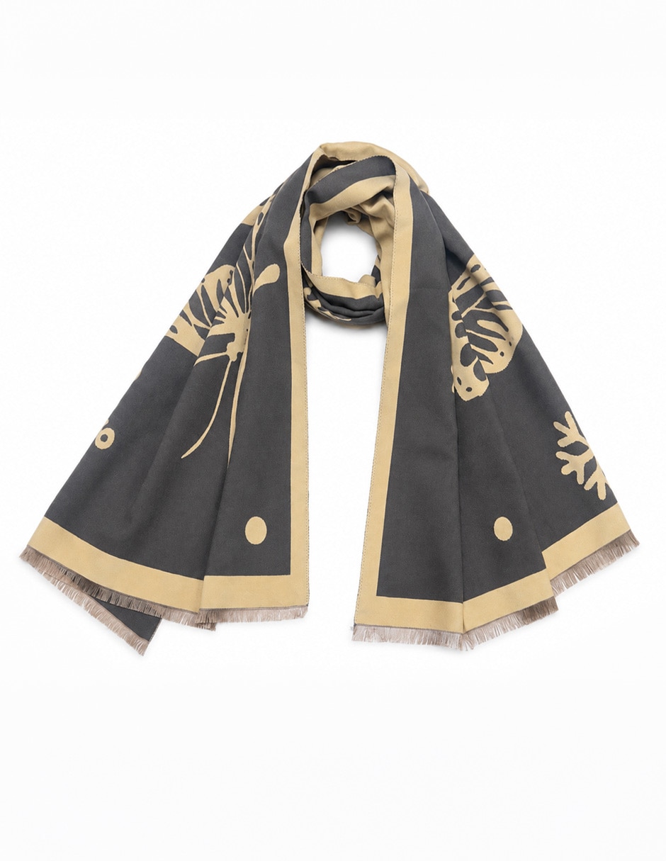 Chal estampado macroprint 3