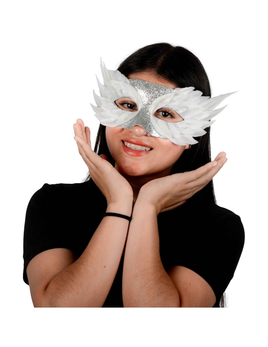 Antifaz para disfraz con Plumas Antifaz para disfraz con Plumas