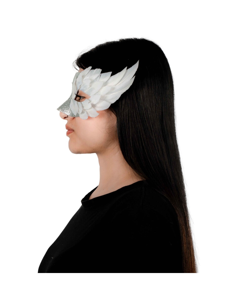Antifaz para disfraz con Plumas 5