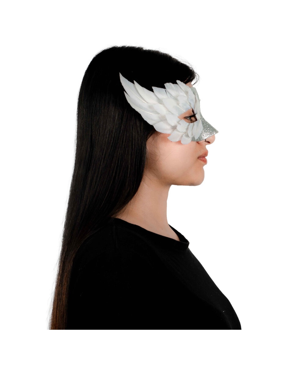 Antifaz para disfraz con Plumas 4