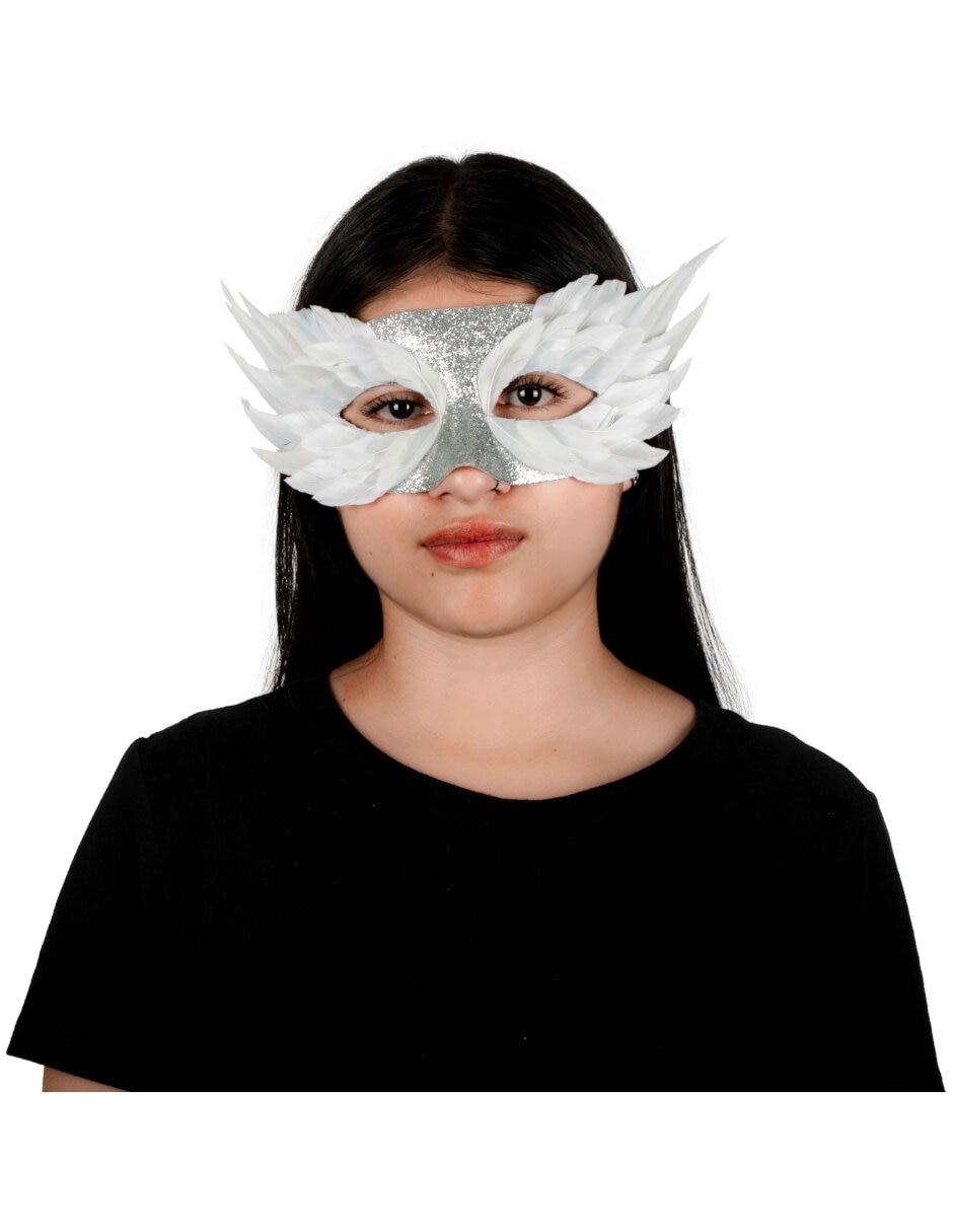 Antifaz para disfraz con Plumas 2