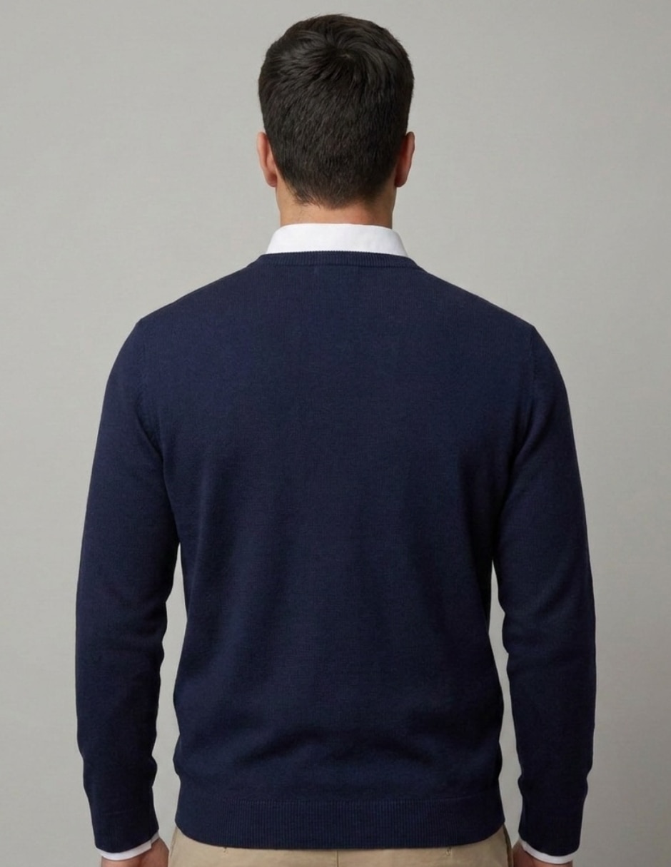 Suéter cuello redondo para hombre 4