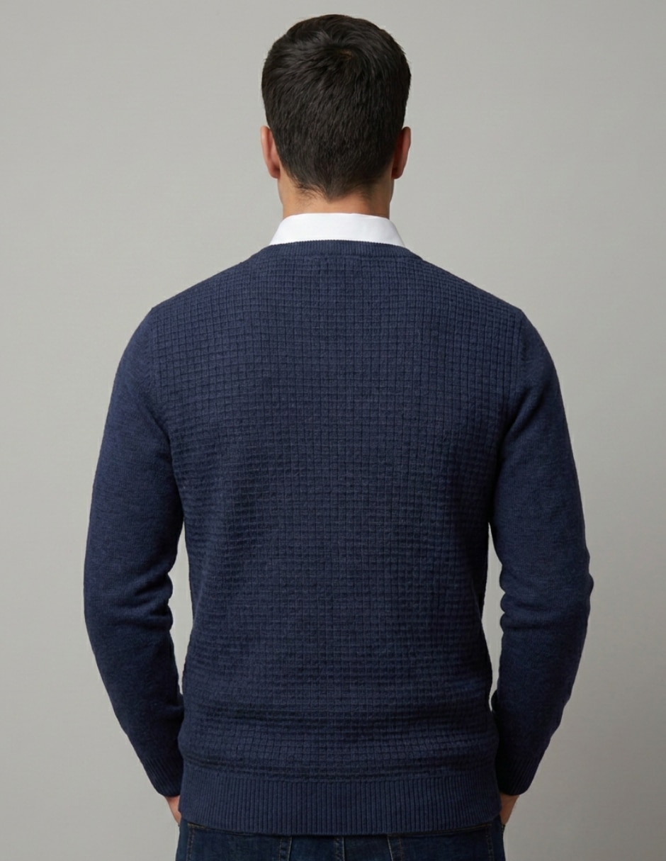 Suéter cuello redondo para hombre 4