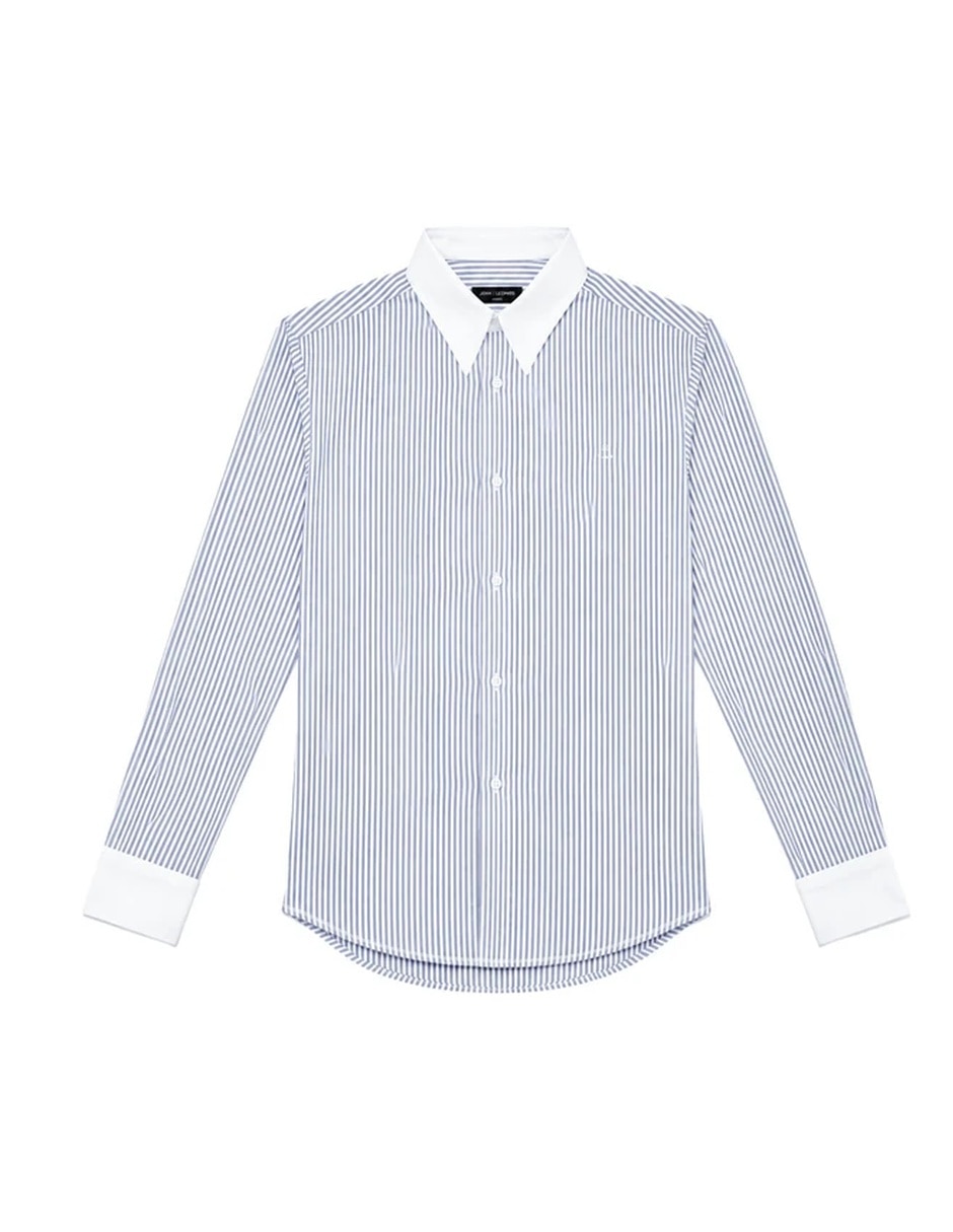 Camisa casual manga larga para hombre