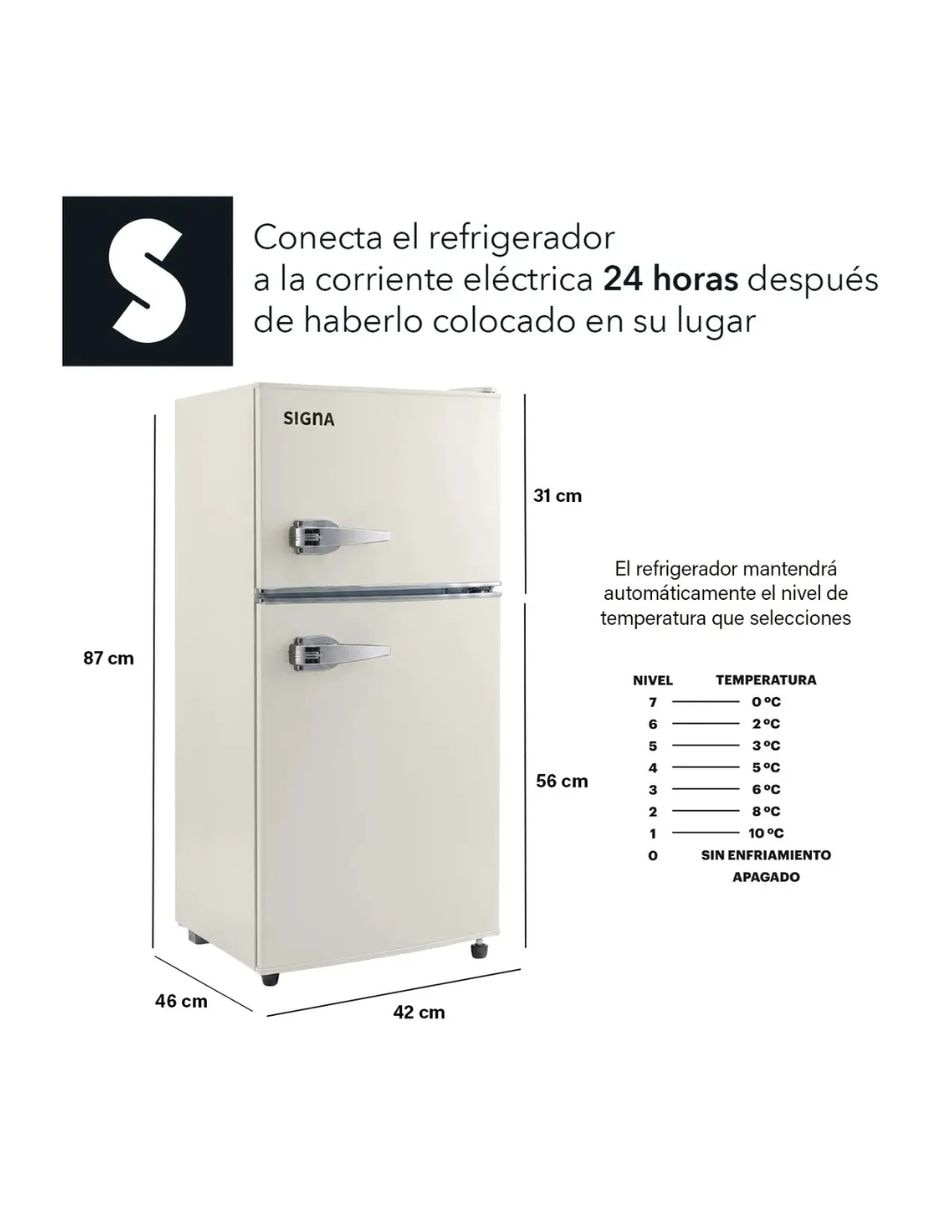 Frigobar 3 pies cúbicos 7