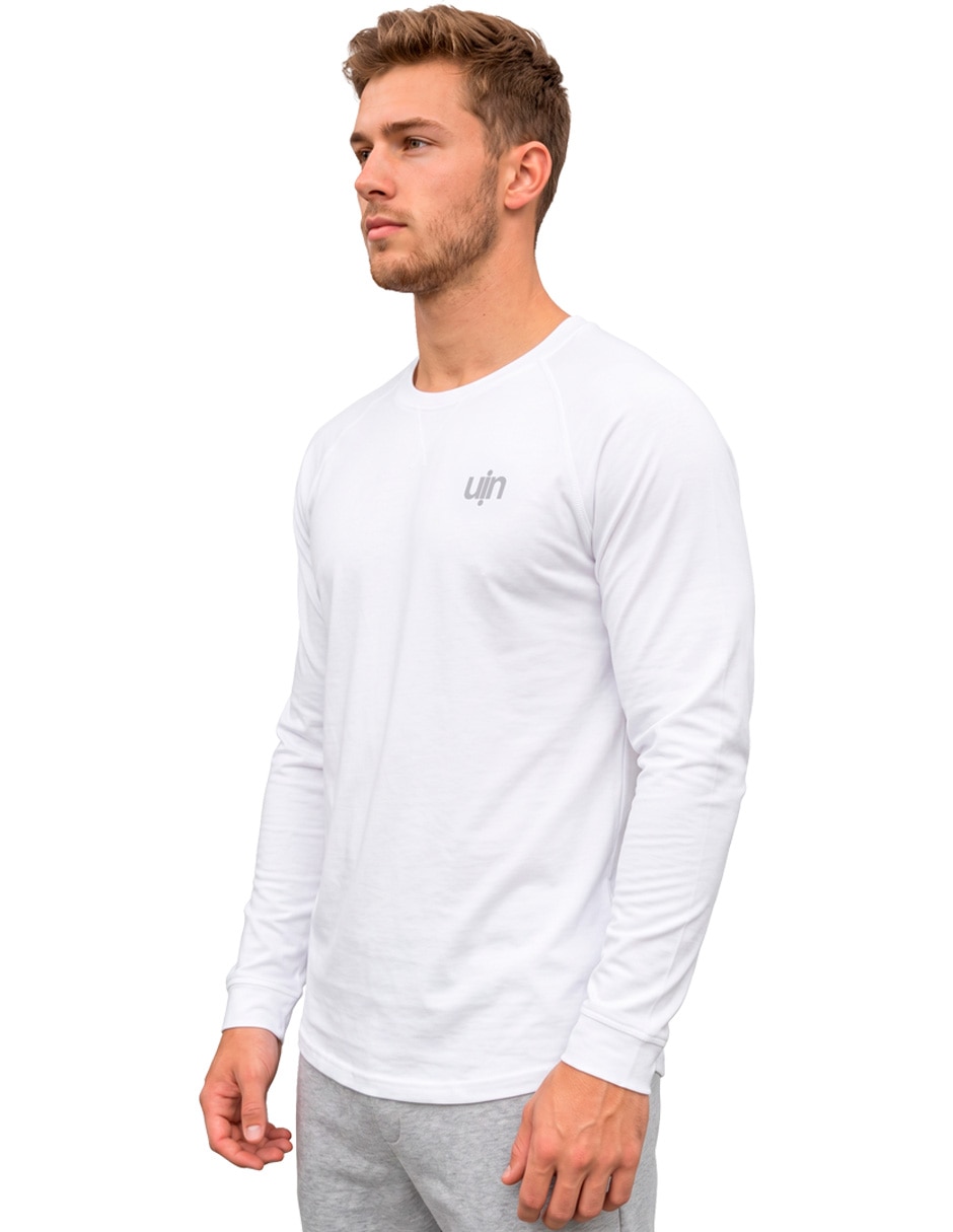 Playera deportiva para entrenamiento manga larga de hombre 5