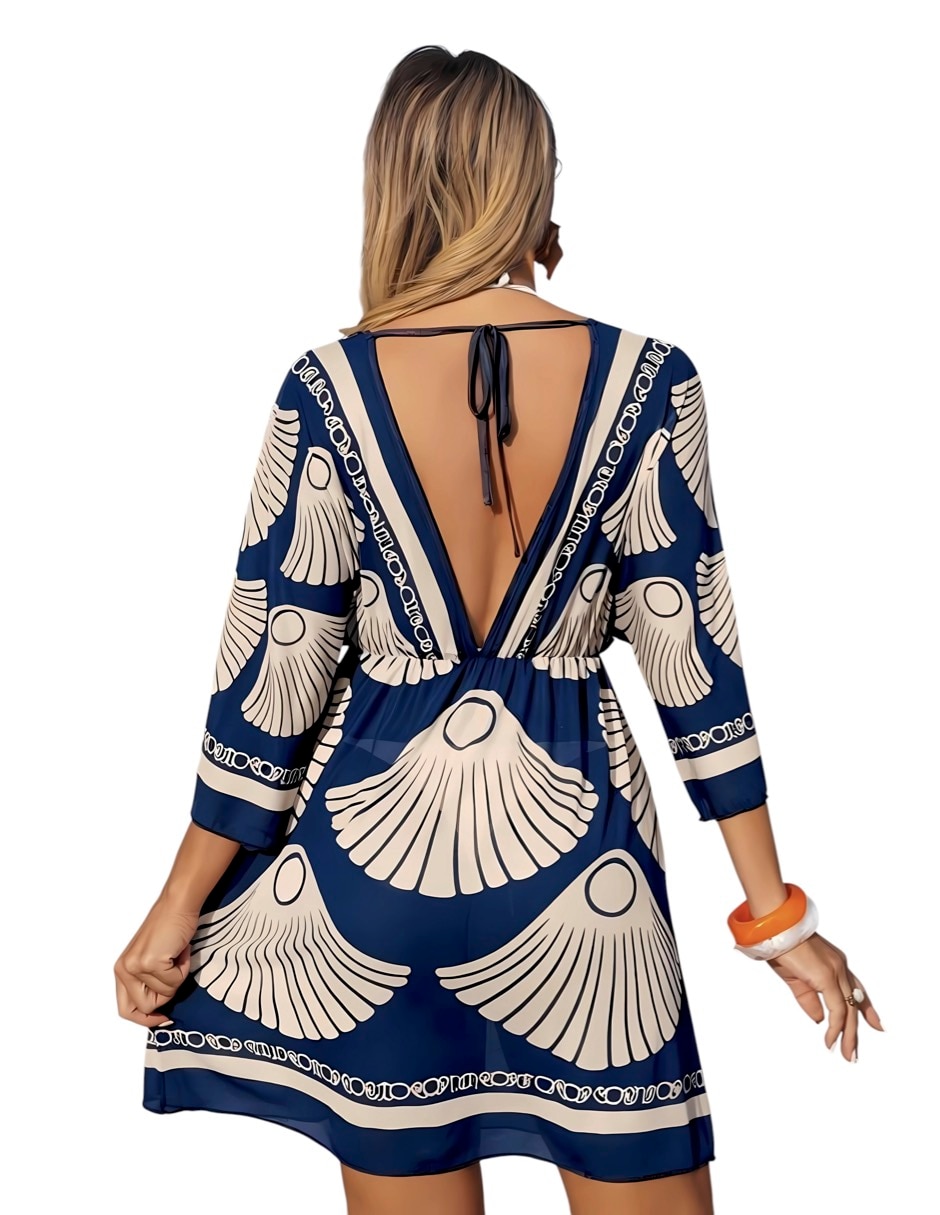 Salida de playa vestido para mujer 3