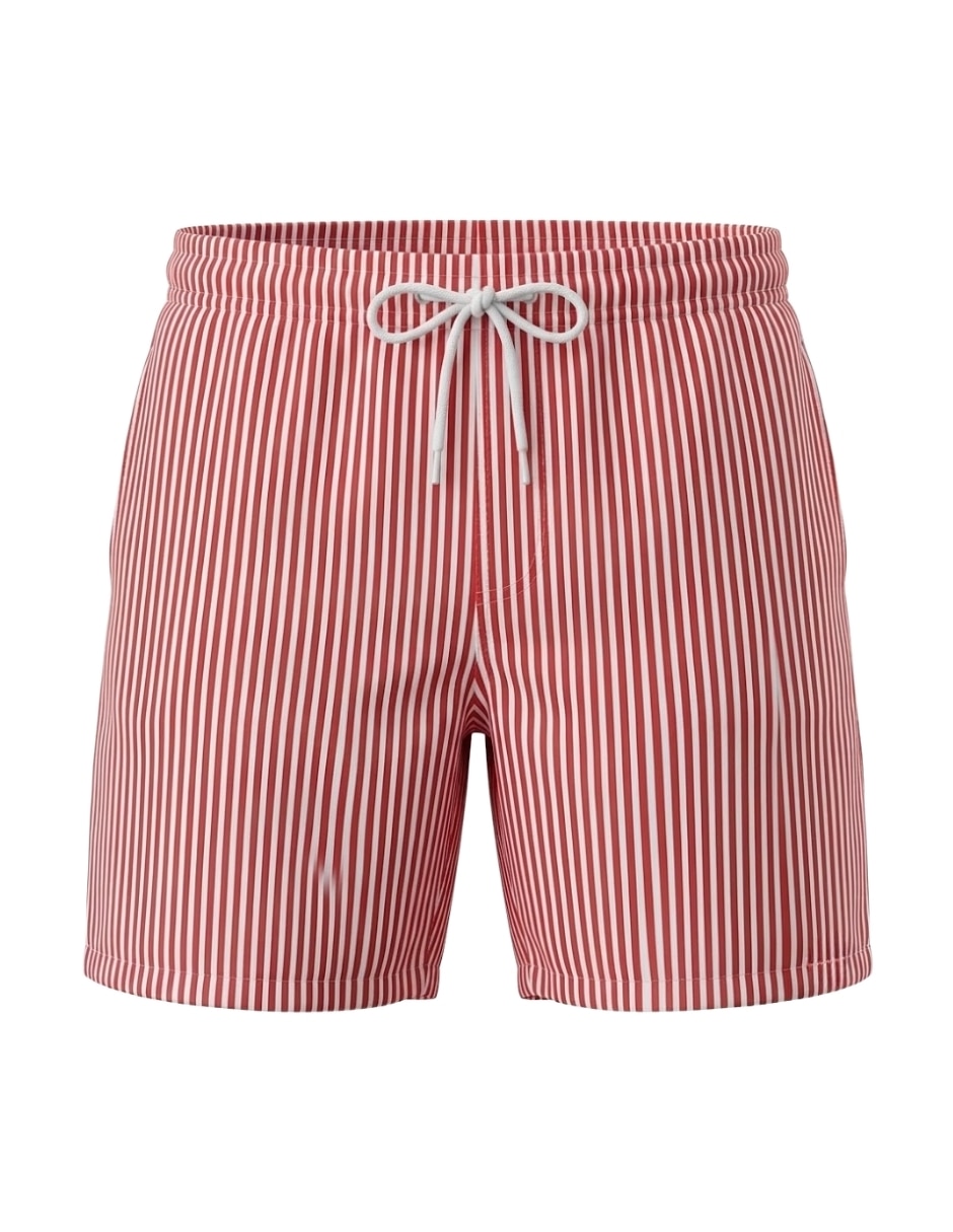Traje de baño playa cintura elástica para hombre 3
