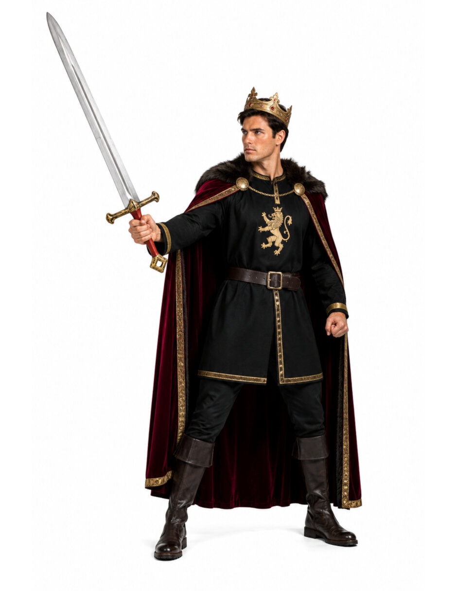 Espada para disfraz de espada de rey 4