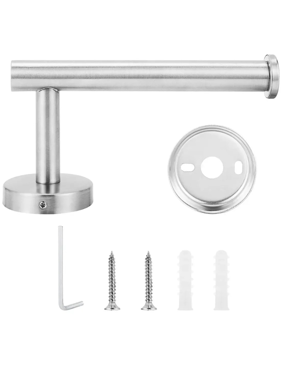 Portarollos de acero inoxidable 1 rollo