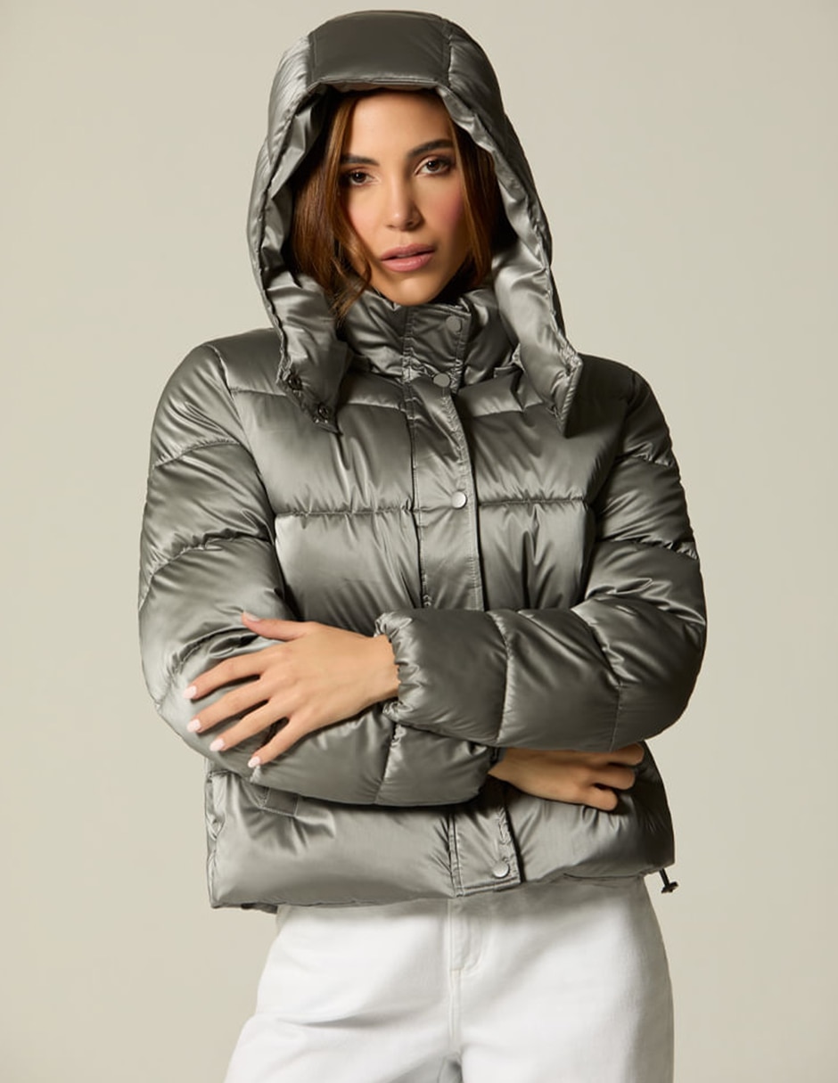 Chamarra capitonada impermeable para mujer Chamarra capitonada impermeable para mujer