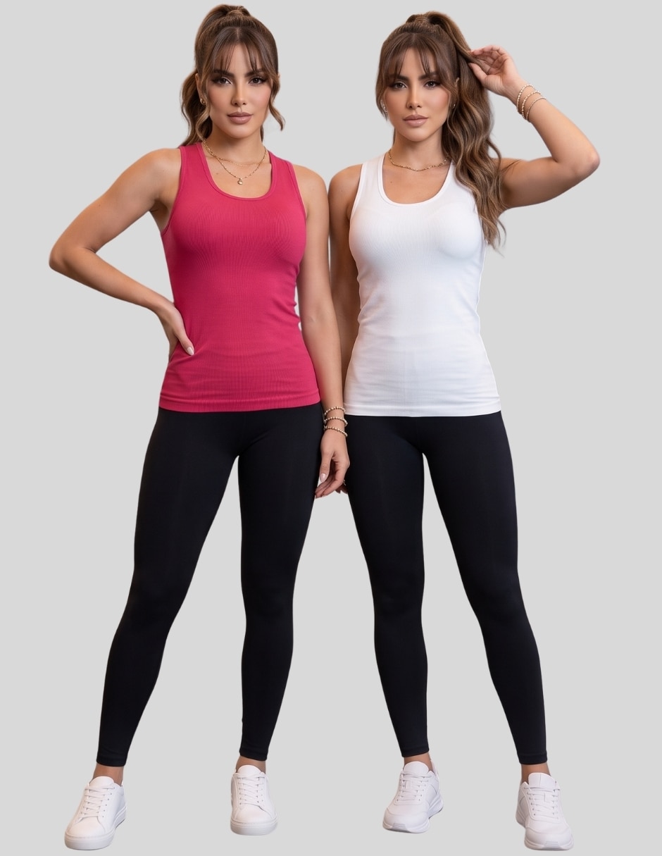 Set blusa sin manga para mujer 7