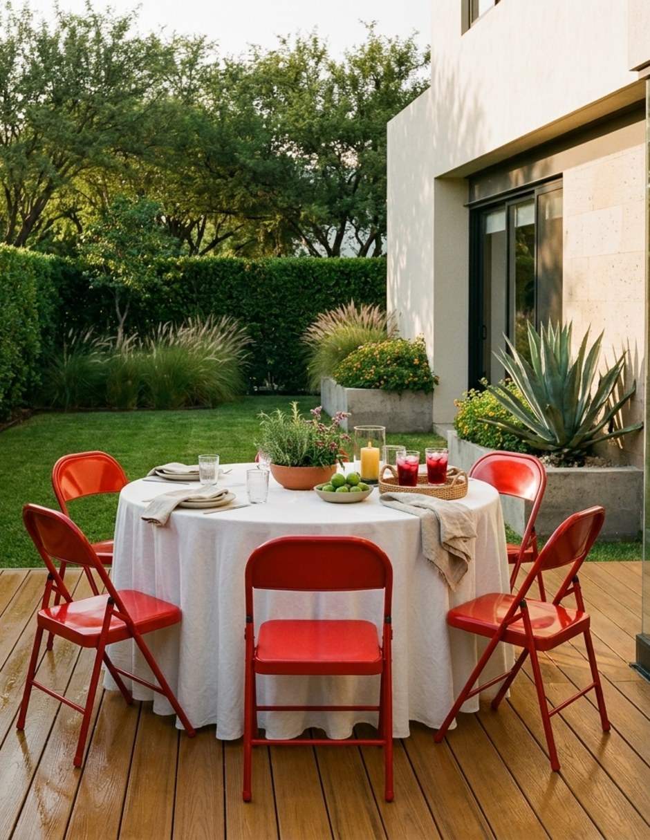Silla plegable 6 piezas 6