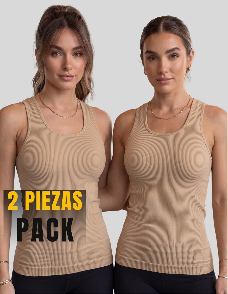 Set blusa sin manga para mujer 5