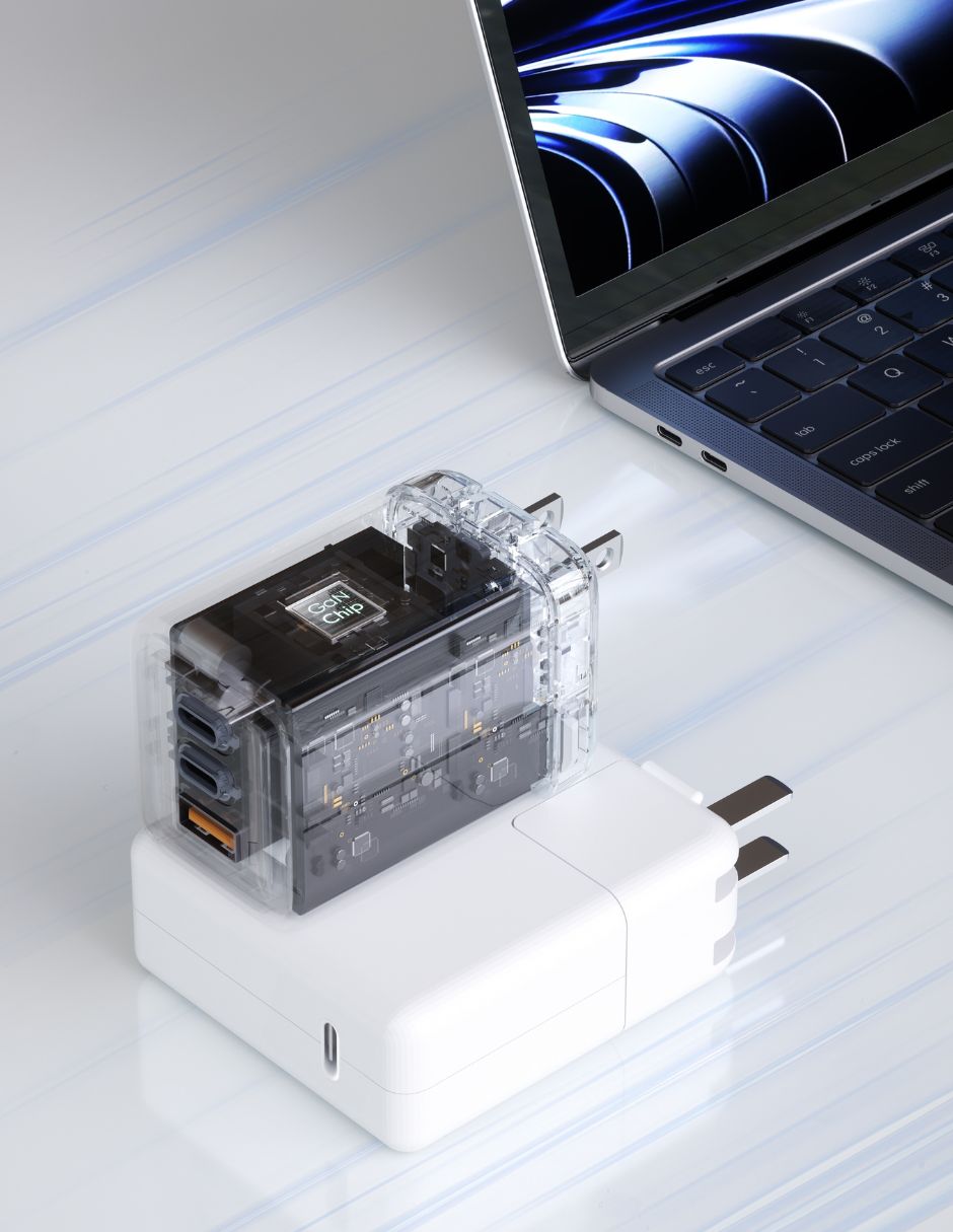 Cargador pared Aukey USB + USB tipo A + USB tipo C 100 W