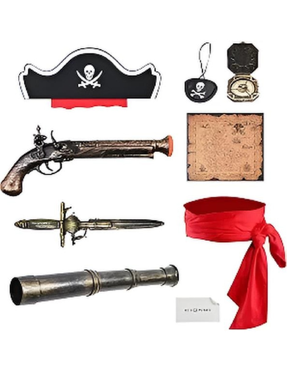 Set de accesorios para disfraz de pirata