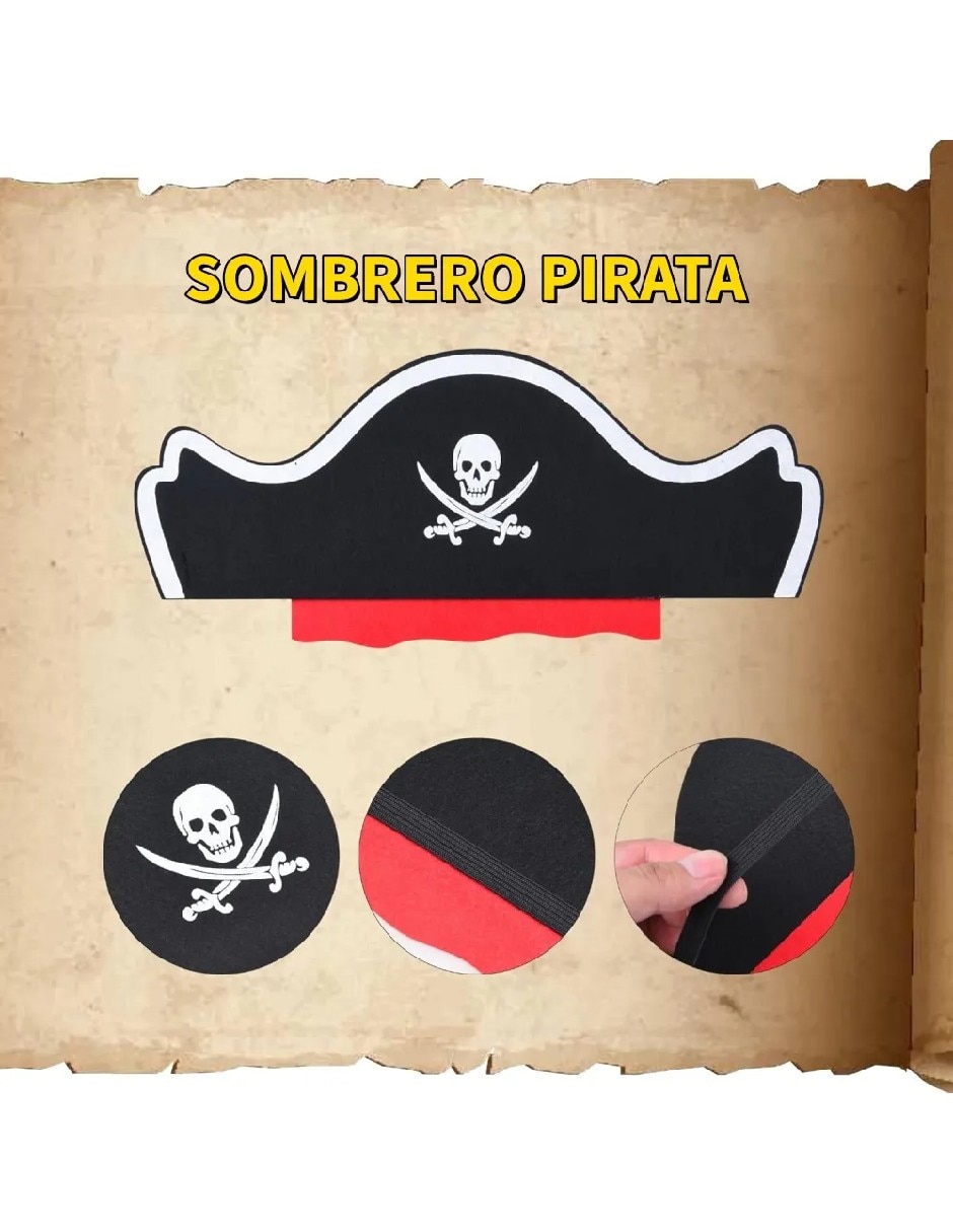 Set de accesorios para disfraz de pirata 2