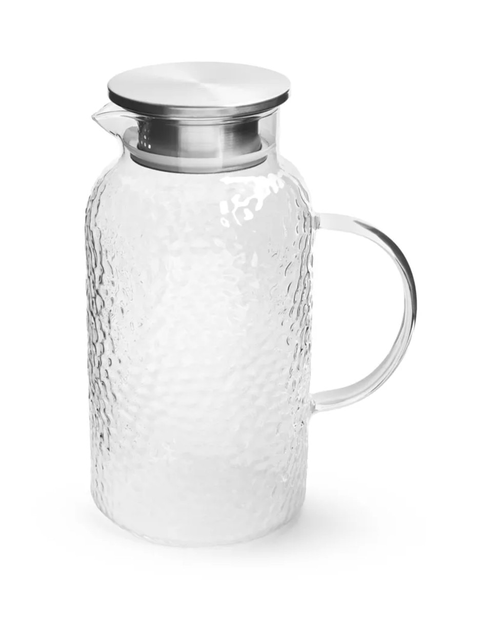 Set jarra con vasos vidrio 3