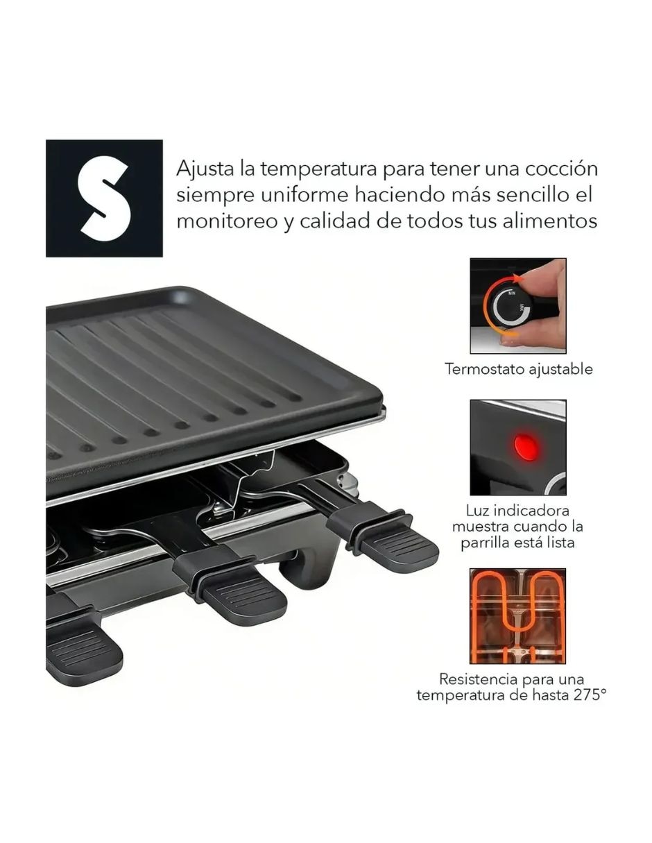 Parrilla eléctrica Signa asador de metal