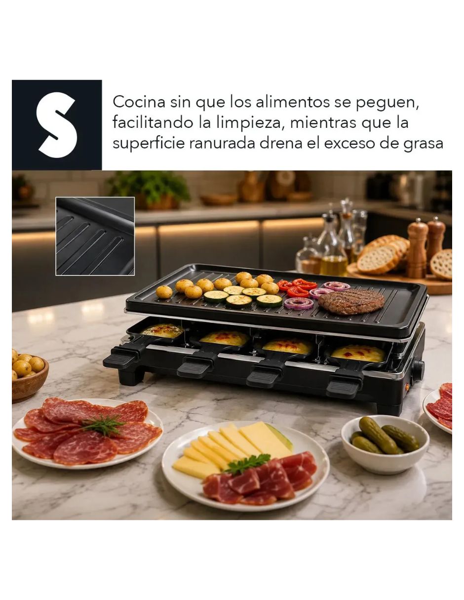 Parrilla eléctrica Signa asador de metal